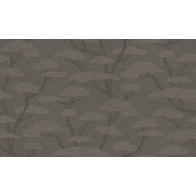 Fusion Chinoiserie Tree Motif 32.97' L x 20.87" Wallpaper Roll — Charcoal