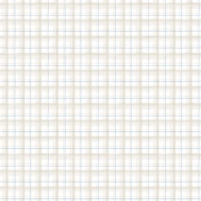 Country Cottage Country Check Design 33' L x 21" W Wallpaper Roll — Blue