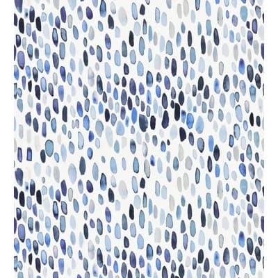 Jamboree Abstract Non-Pasted Matte Wallpaper Roll — Blue