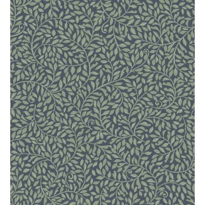 Sigfrid Floral Matte Wallpaper Roll by Sara Bergqvist — Classic Blue