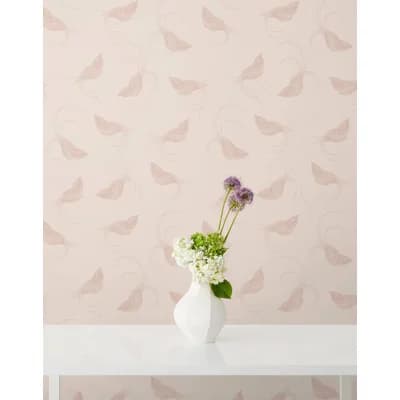 Pajarito Wallpaper | Traditional / Roll - 27" x 30' — Blush