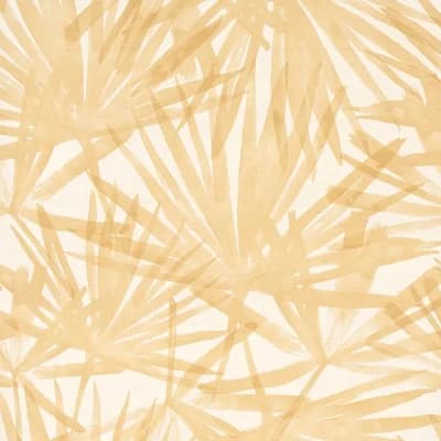 Sunlit Palm Sisal Wallpaper — Wheat