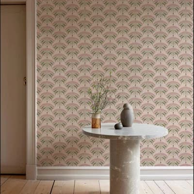 Fleur de Réve - Floral Wallpaper — Petal Pink