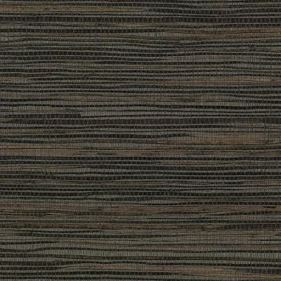 Grasscloth By York II Inked Grass 24' L x 36" W Wallpaper Roll — Black
