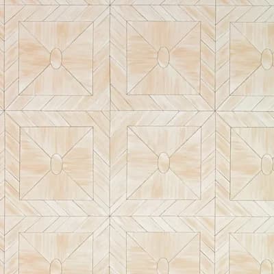 Schumacher x Celerie Kemble Bone Frame Wallpaper — Natural