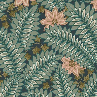 Boråstapeter Hidden Ivy Wallpaper — Green