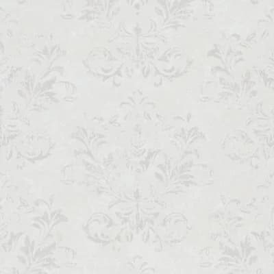 Hotel Damask Glitter Design Wallpaper Roll — Gray
