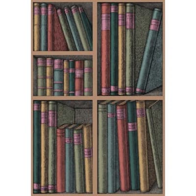Ex Libris Non-Pasted Matte Wallpaper Roll — Forest