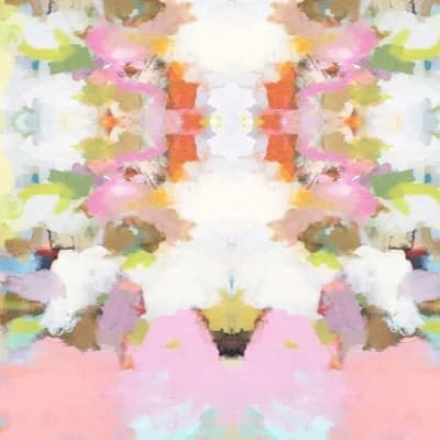 Brooke Avenue Pink Wallpaper — White;Pink