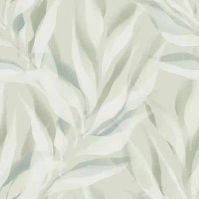 Karuna Collection Flowy Leaves Wallpaper Roll — Grey