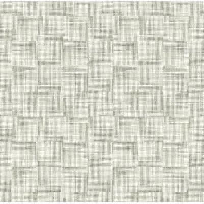 Geometric Non-Pasted Wallpaper Roll — Green