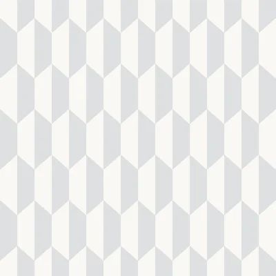Petite Tile Geometric Non-Pasted Wallpaper Roll — Gray
