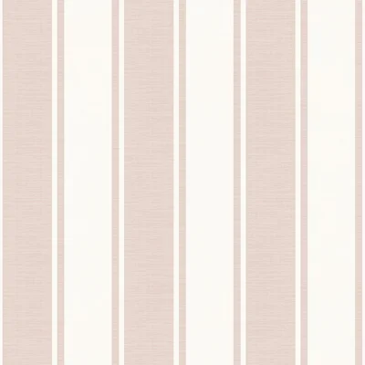Italian Classics 4 Stripe 3D Embossed Wallpaper Roll — Pink
