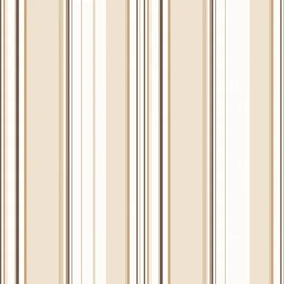 Kitchen Recipes Multi-Stripe Design 32.8' L x 21" W Wallpaper Roll — Brown