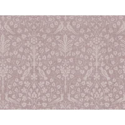 Yuki Osada Floral Non-Pasted Satin Wallpaper Double Roll — Dusty Rose