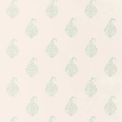 Kerala Paisley Wallpaper — Water Blue