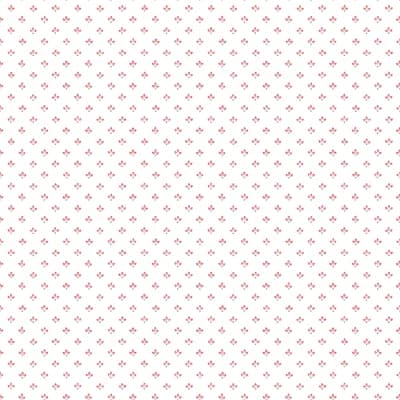 Just Kitchens Tri Leaf Motif 33' L x 21" W Wallpaper Roll — Red,Green