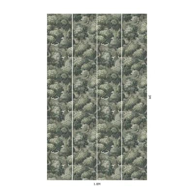 NEMOR Wallpaper - Verde 9'10" - full height wallpaper — Verde