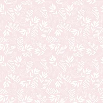 Tiny Tots 2 Koala Leaf Design 33' L x 21" W Wallpaper Roll — Pink