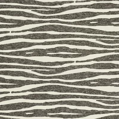 Ripple Vinyl Wallpaper — Black,Ivory