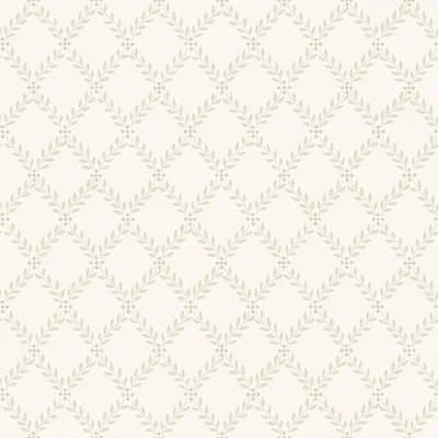 Boråstapeter Trellis Leaves Wallpaper — Natural