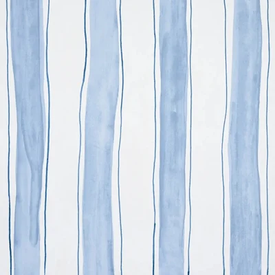 Schumacher x Porter Teleo Tracing Stripes Wallpaper — Sky