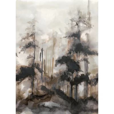 Jadzia 108' L x 78" W Peel and Stick Wall Mural — Black