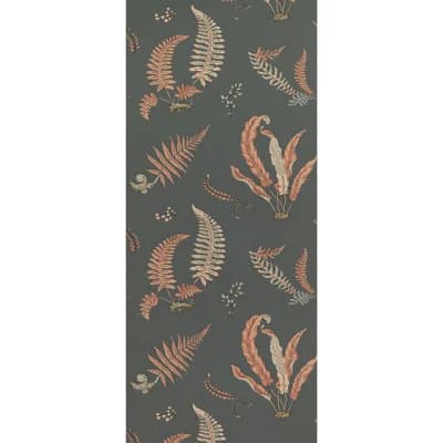 Wallpaper Roll — Coral,Charcoal