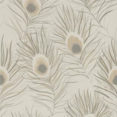 Orlena Wallpaper — Putty,Silver