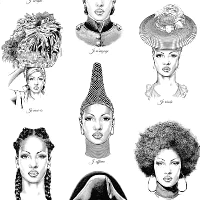 Haiti Women Africa RESISTE Wallpaper — Snow-ebony