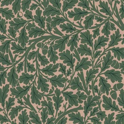 Quercus 9.84' L x 70.87" W Wallpaper Roll — Tourmaline