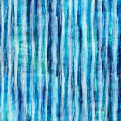 World of Fabrics Striped Non-Pasted Matte Wallpaper Roll — Blue