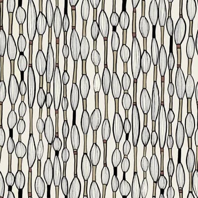 Silk Strings 33' L x 20.5" W  Wallpaper Roll — Tan