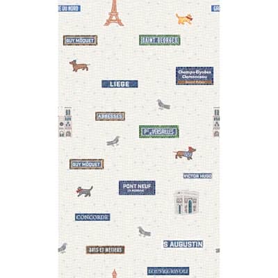 Friendly Critters of Paris — Green Tiles