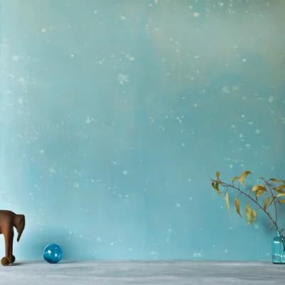 Immersion Abstract Non-Pasted Matte Wallpaper — Blue,Gray