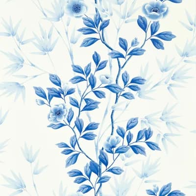 Lady Alford Wallpaper — Porcelain,China Blue