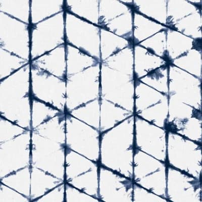 Superfresco Easy Spring 2024 Geometric and Ikat Non-Pasted Wallpaper Double Roll — Blue