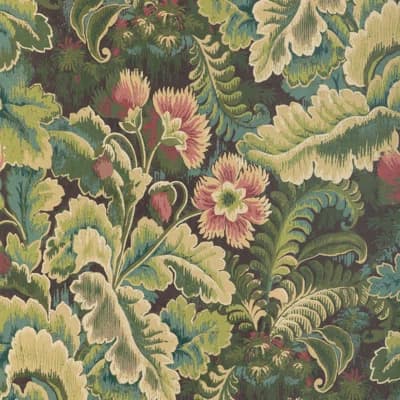 Barwick Floral Paper Wallpaper Roll — Antique