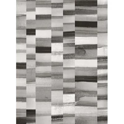 Brick Non-Pasted Matte Wallpaper Double Roll — Reductive Black