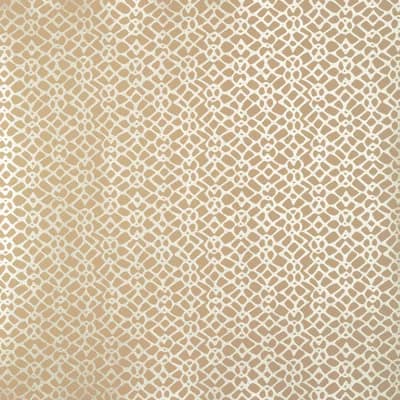 Slow Living Metallic Geometric Motif Wallpaper Roll — Ochre Gold