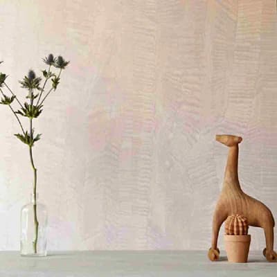 Óneiro Abstract Non-Pasted Matte Wallpaper — Gray Pink,Mauve