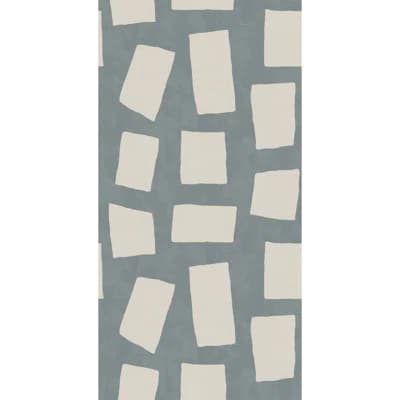 Zanzibar No Pattern Non-Woven Wallpaper Roll — Denim