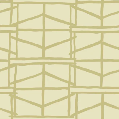 Abacus 33' L x 20.5" W Wallpaper Roll — Green,Cream