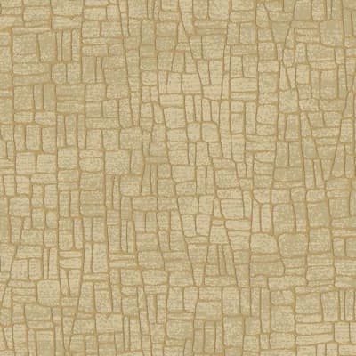Antonina Vella Mixed Metals Non-Pasted Matte Wallpaper Double Roll — Taupe,Gold