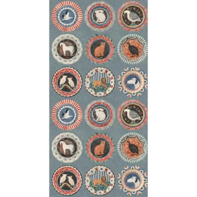 Robina No Pattern Non-Woven Wallpaper Roll — Teal