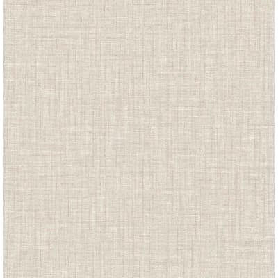 Ingrid 33' L x 20.5" W Wallpaper Roll — Taupe