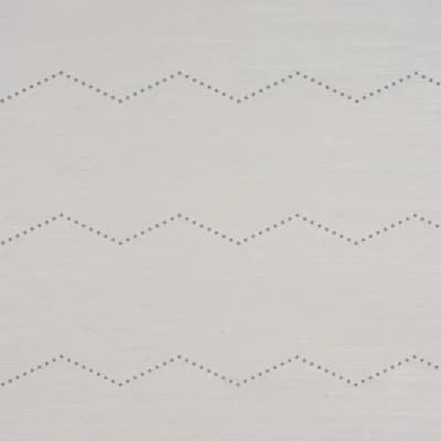 Rivet Chevron Paper Wallpaper Roll by Jean Royère — Gray