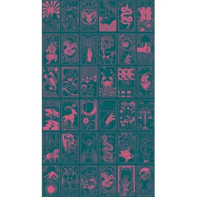 What's Your Sign Wallpaper — Blue,Teal,Pink