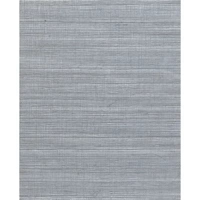 Impression Abstract Grass Cloth Non-Pasted Matte Wallpaper Double Roll — Platinum