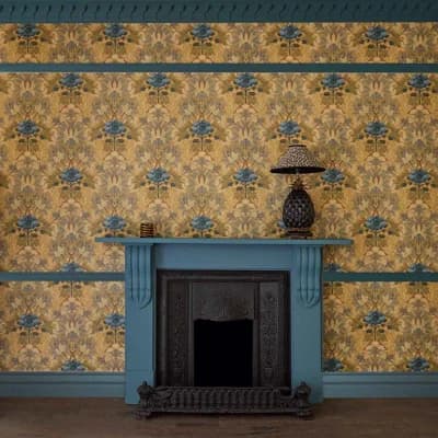 The Blue Rose Weeping Aurelian Wallpaper — Aurelian